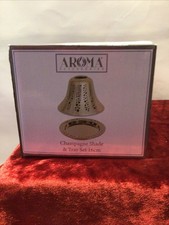 Gold champagne Shade & tray Aroma Accessories fairy lamp boxed
