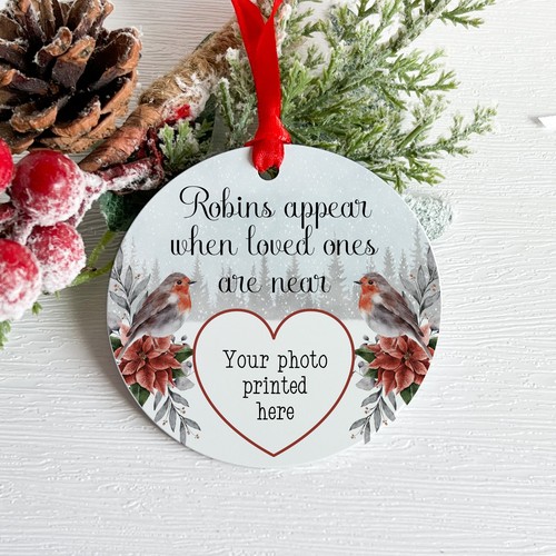 Personalised robin memorial - personalised,