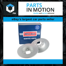 2x Brake Discs Pair Solid fits