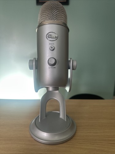 Blue yeti microphone grey - microphone,