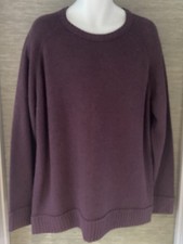 MANTARAY 3XL MENS Sweater Merino Wool MULBERRY MANTARAY Jumper 3XL Wool Mix 52in