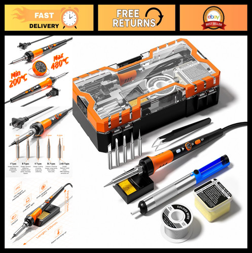60w soldering iron kit - iron,