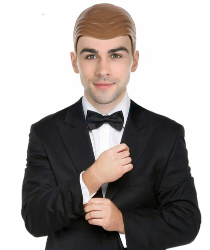 Brown bald cap - bald, quality