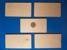 Birch Plywood Rectangle 14 x