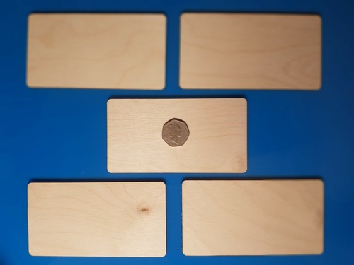 Birch plywood rectangle x - birch,