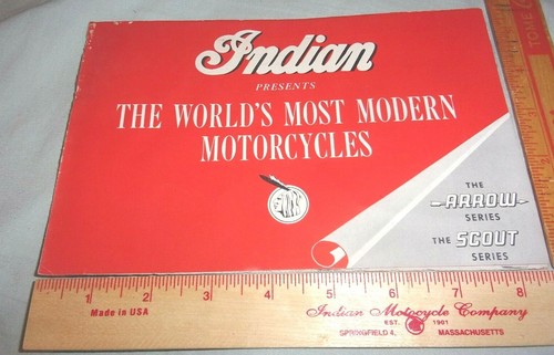 Indian motorcycle brochure - indian,