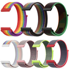 Nylon Loop Watch Band Strap For Huami Amazfit Bip 5 GTR 4 3 2 GTS 4 3 2e 2 Mini