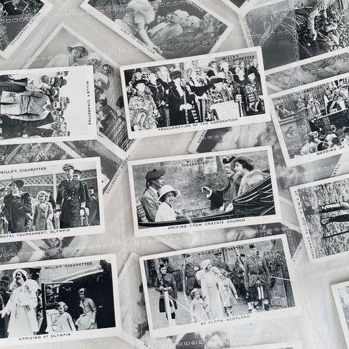 Wills cigarette cards our king - cards,