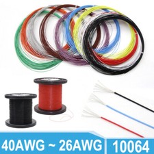 UL10064 Wire Silver Plated Copper 40AWG-28AWG Electronic Single Fine Core Cable
