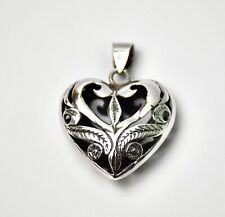 Sterling Silver Heart Shaped