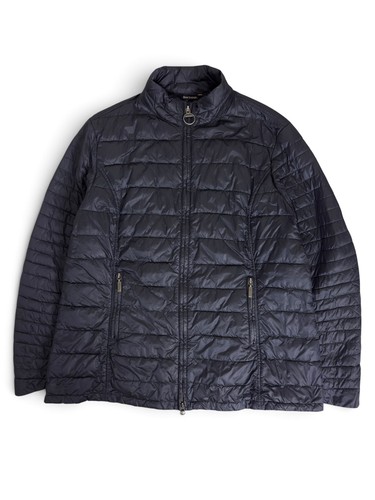 Barbour navy quilted puffer - quilted,