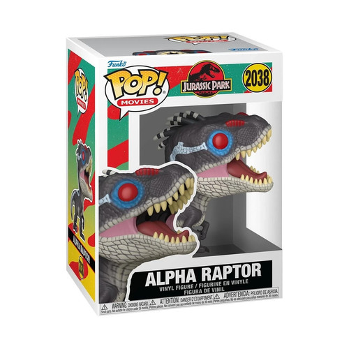 Funko pop jurassic park alpha - jurassic,