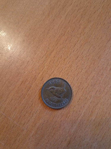 1946 king george farthing - george,