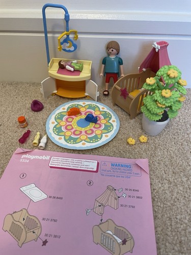 Playmobil baby room with - room,