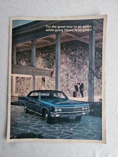 1966 chevrolet brochure mailer - chevrolet,