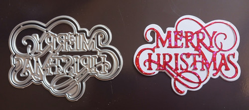 Merry christmas sentiment - merry,