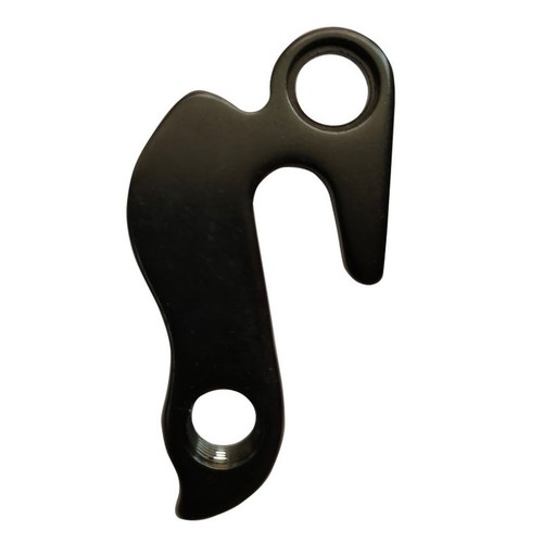 Black aluminum rear derailleur - aluminum,