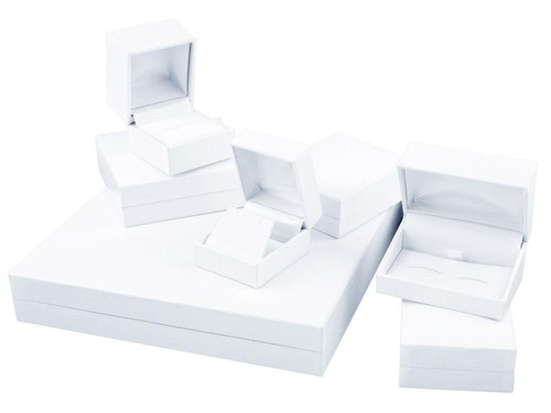 White leatherette jewellery - leatherette,