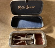 Antique 1920’s Art Deco Rolls Razor Sharpener In Case