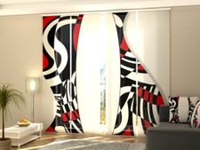 Sliding Panel Curtains for Sliding Glass Door, any custom size - Abstract Mosaic