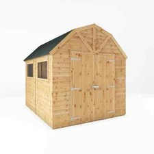DUTCH BARN GARDEN SHED  DOUBLE