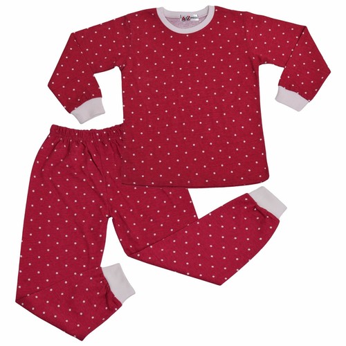 Kids boys girls pink polka - pink,