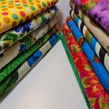 *Clearance* 100% Cotton Lawn Floral Material Soft Dress Craft Fabric 44" Meter