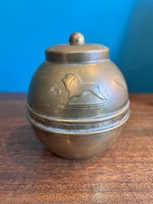Liptons Brass Tea Caddy 1924