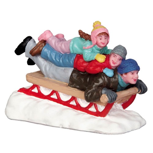 Lemax figurine sledding - figurine,