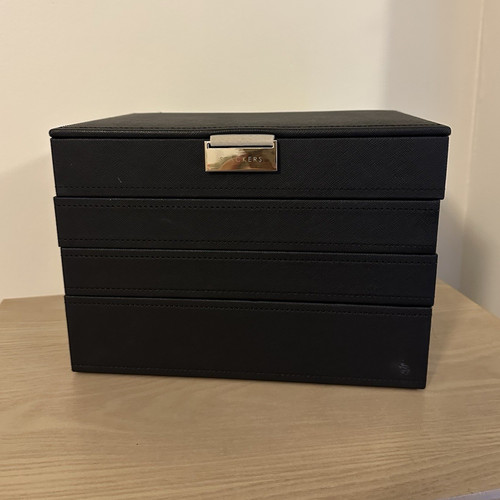 Stackers black faux - stackers,