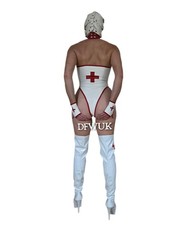 Made nurse white red cut - nurse,