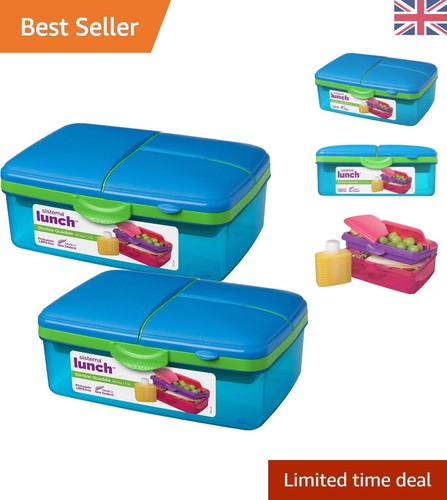 Dual slimline lunchboxes - dual,