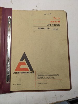 Allis chalmers fork lift truck - allis,