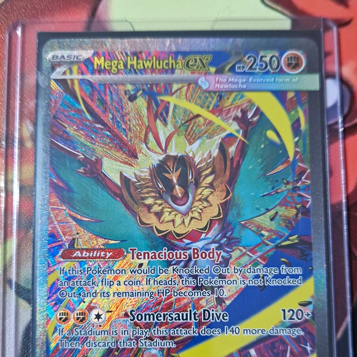 Mega hawlucha full art - hawlucha, ex