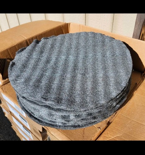 Steel wool floor - buffer, pads