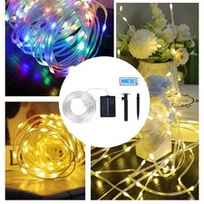 Solar Rope Lights Outdoor Tube