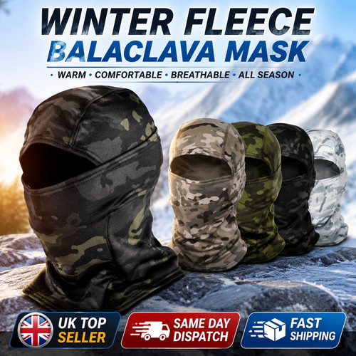 Winter fleece balaclava mask - winter,