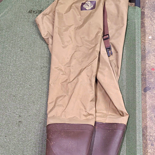 White river hip waders - white,