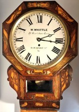 Fusee drop dial wall clock