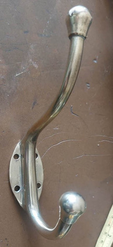 Brass coat hook vintage