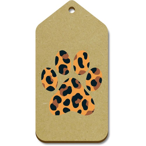 Leopard print dog paw - 'leopard, mdf