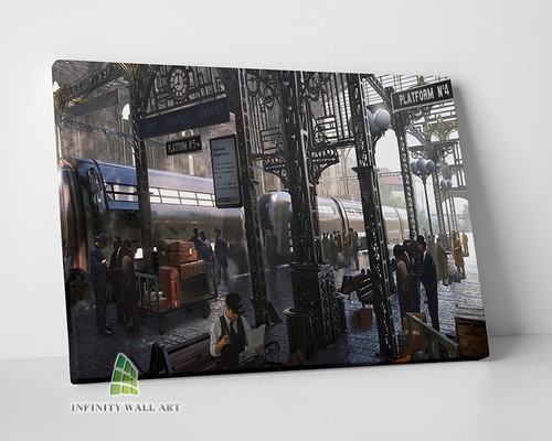 Futuristic steampunk train - steampunk,