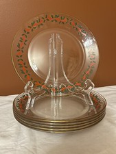 6 Arcoroc Holly Berry & Ribbon