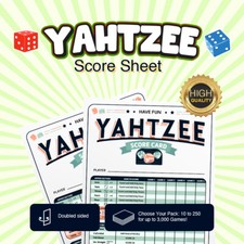 Yahtzee notes spare refill - notes,