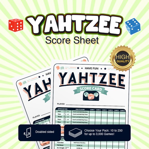 Yahtzee notes spare refill - spare,