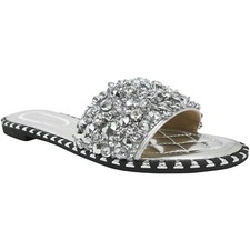 Womens Ladies Flat Low Wedge