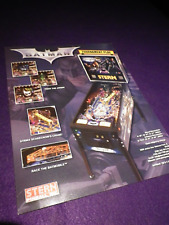Stern Batman The Dark Knight Pinball Machine Flyer