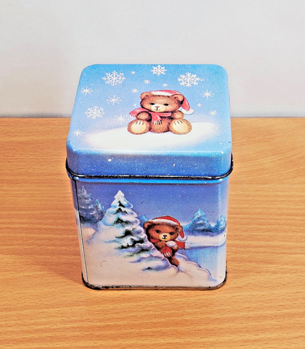 Russ berrie vintage bear tin - russ,