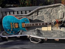♚AS_NEW♚CRIMSON Masterbuilt Les Paul Custom ♚EBONY♚SYCAMORE♚Pearl♚GIBSON KILLER!