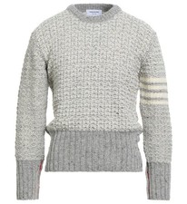 Thom Browne Grey 4-Bar Donegal